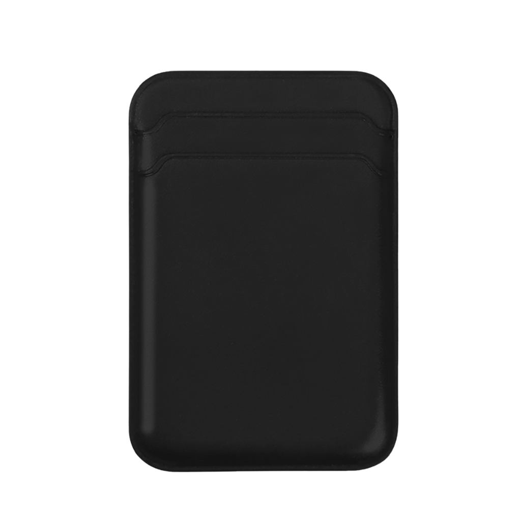 [P266139] Porta Documentos, Silicón, Negro, 6.3*9.3 Centimetros, Magnético Doble Ranura Para Celular