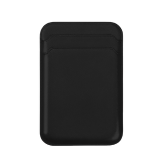 Porta Documentos, Silicón, Negro, 6.3*9.3 Centimetros, Magnético Doble Ranura Para Celular