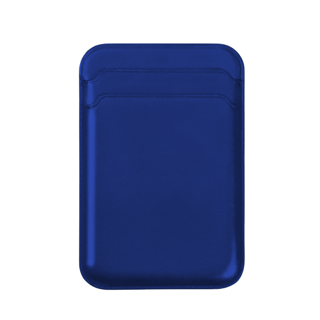 [P266138] Porta Documentos, Silicón, Azul Oscuro, 6.3*9.3 Centimetros, Magnético Doble Ranura Para Celular