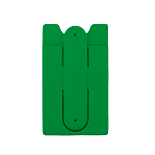 Porta Documentos, Silicón, Verde, 5.6*9.5 Centimetros, Tipo Posacelular Magnético Para Celular