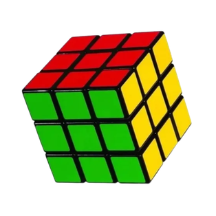 Cubo rubik plástico 3*3 colores de 5.3*5.3 cm