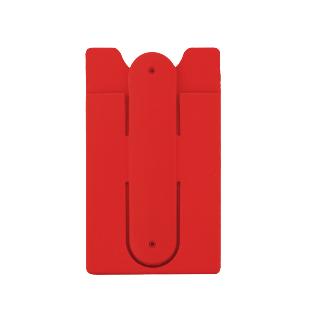 [P266144] Porta Documentos, Silicón, Rojo, 5.6*9.5 Centimetros, Tipo Posacelular Magnético Para Celular
