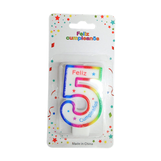 Vela, Cera, Blanco, No 5 ,