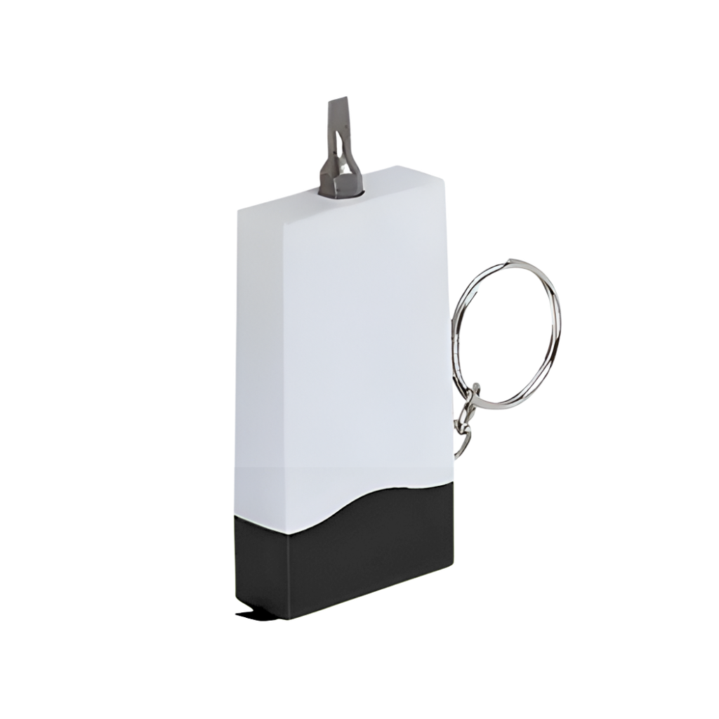 [P266119] Llavero, Plástico, Negro, 6.4*3.4*1.4 Centimetros, Wave Con Metro Y Puntas Desarmador