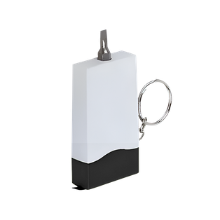 Llavero, Plástico, Negro, 6.4*3.4*1.4 Centimetros, Wave Con Metro Y Puntas Desarmador