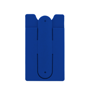 Porta Documentos, Silicón, Azul Oscuro, 5.6*9.5 Centimetros, Tipo Posacelular Magnético Para Celular