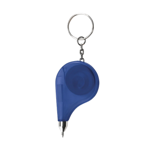 Llavero, Plástico, Azul, 6.4*3.4*1.4 Centimetros, Gota Con Metro