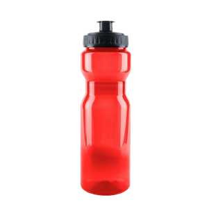 Pachón Plástico Rojo 850 Ml  Bambú tapa negra