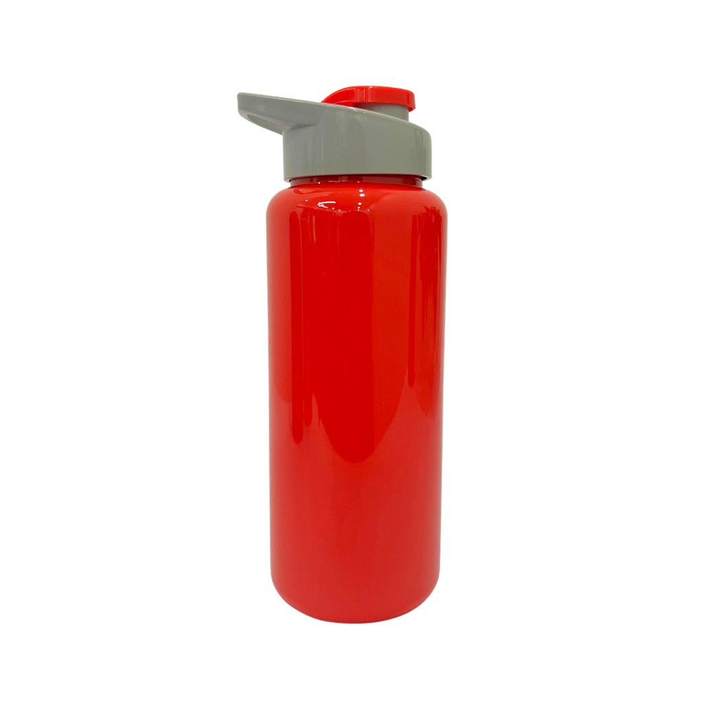 [P251511] Pachon Plástico Rojo 850 Ml Pai tapa gris con rojo