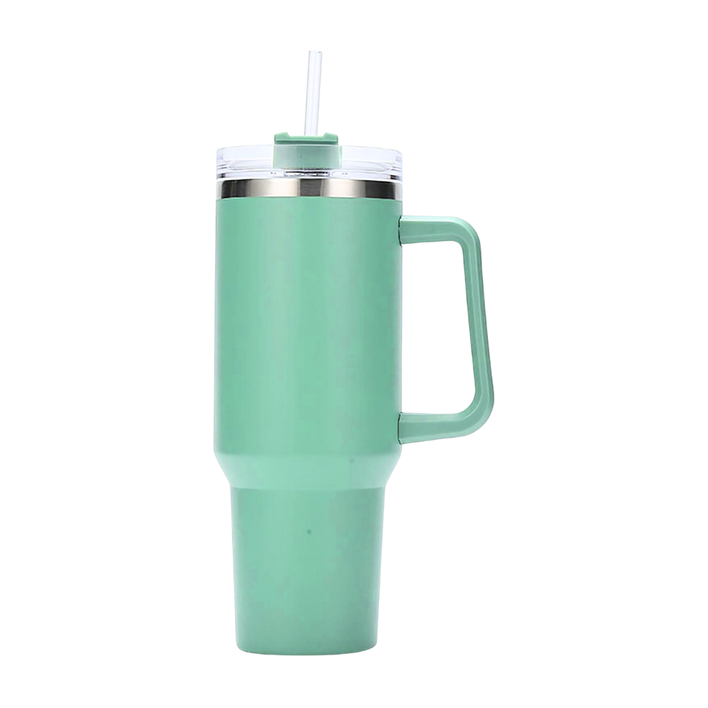 [P251529] TAZA ACERO INOXIDABLE VERDE MENTA 30 oz BOLDYS DOBLE PARED CON PAJILLA