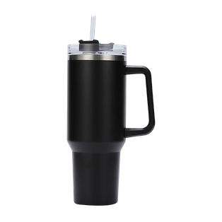 TAZA ACERO INOXIDABLE NEGRO 30 oz BOLDYS DOBLE PARED CON PAJILLA