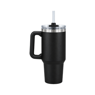 TAZA ACERO INOXIDABLE NEGRO 30 oz BOLDYS DOBLE PARED CON PAJILLA