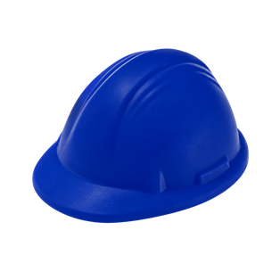 ANTIESTRES, PU, AZUL, 8.2*7*4.5 cm, FORMA DE CASCO DE SEGURIDAD