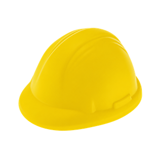 ANTIESTRES, PU, AMARILLO, 8.2*7*4.5 cm, FORMA DE CASCO DE SEGURIDAD