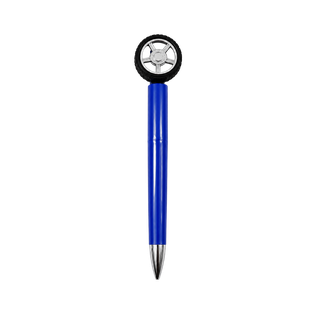 LAPICERO, PLÁSTICO, AZUL REFLEX, 14.5 cm, LLANTA GIRATORIA