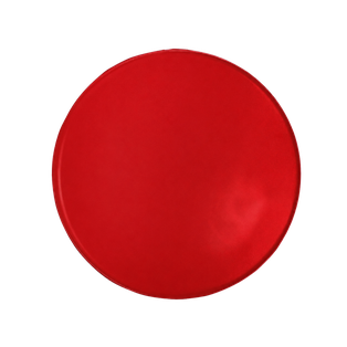 Antiestrés Poliuretano rojo 7.5*7,5*2.5 cm redondo