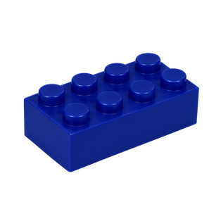 Antiestrés Poliuretano azul reflex  7.8*4*2.8CM lego rectangular 4x2