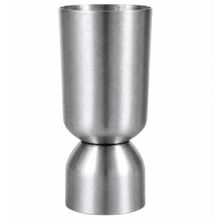 MEDIDOR DE BEBIDAS, ACERO INOXIDABLE, PLATEADO, 9 cm