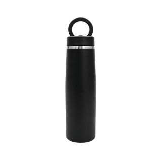 Termo, acero inoxidable, negro, 550ml, Sutra doble pared con anillo magnético para celular