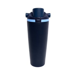 Termo, acero inoxidable, azul oscuro, 30 oz, Yawa de boquilla con tapa de seguridad