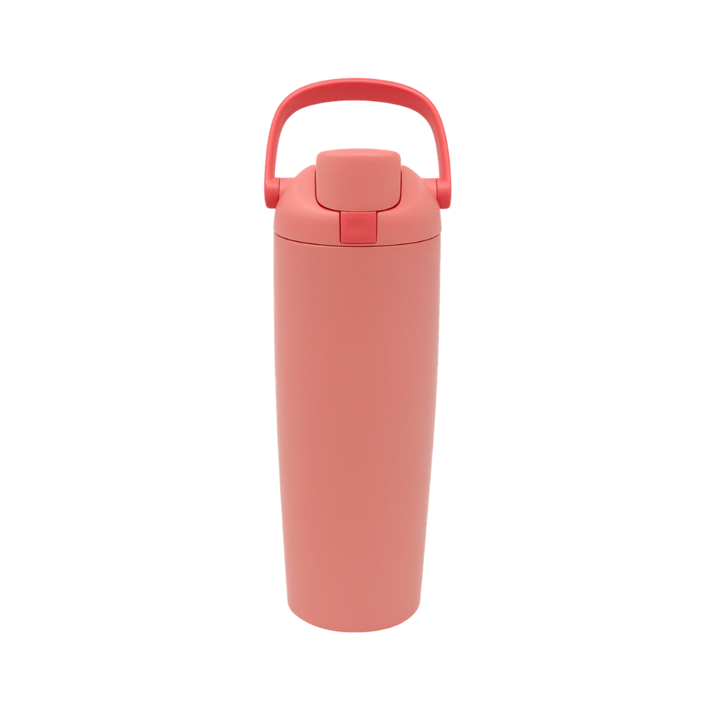 [P299095] Termo, acero inoxidable, rosado, 30 oz, Yawa de boquilla con tapa de seguridad