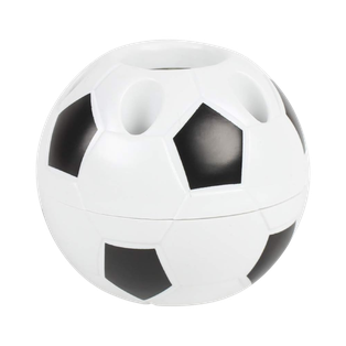 Organizador, plástico, blanco,0.5*9.5 cm, diseño pelota para lapiceros