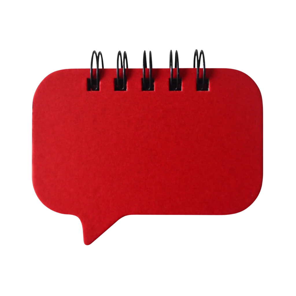 [P299125] Libreta, papel, rojo, Think 6 notas adhesivas de 20 hojas