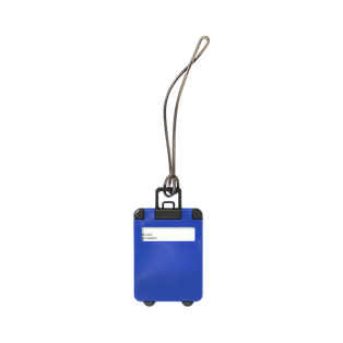 Identificador Maletas, Plastico,  5.5 x 9.5 x 0.4 cm, azul