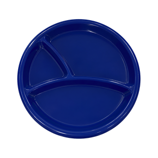 Boquitero con divisiones redondo, plastico, 2 cm, Azul