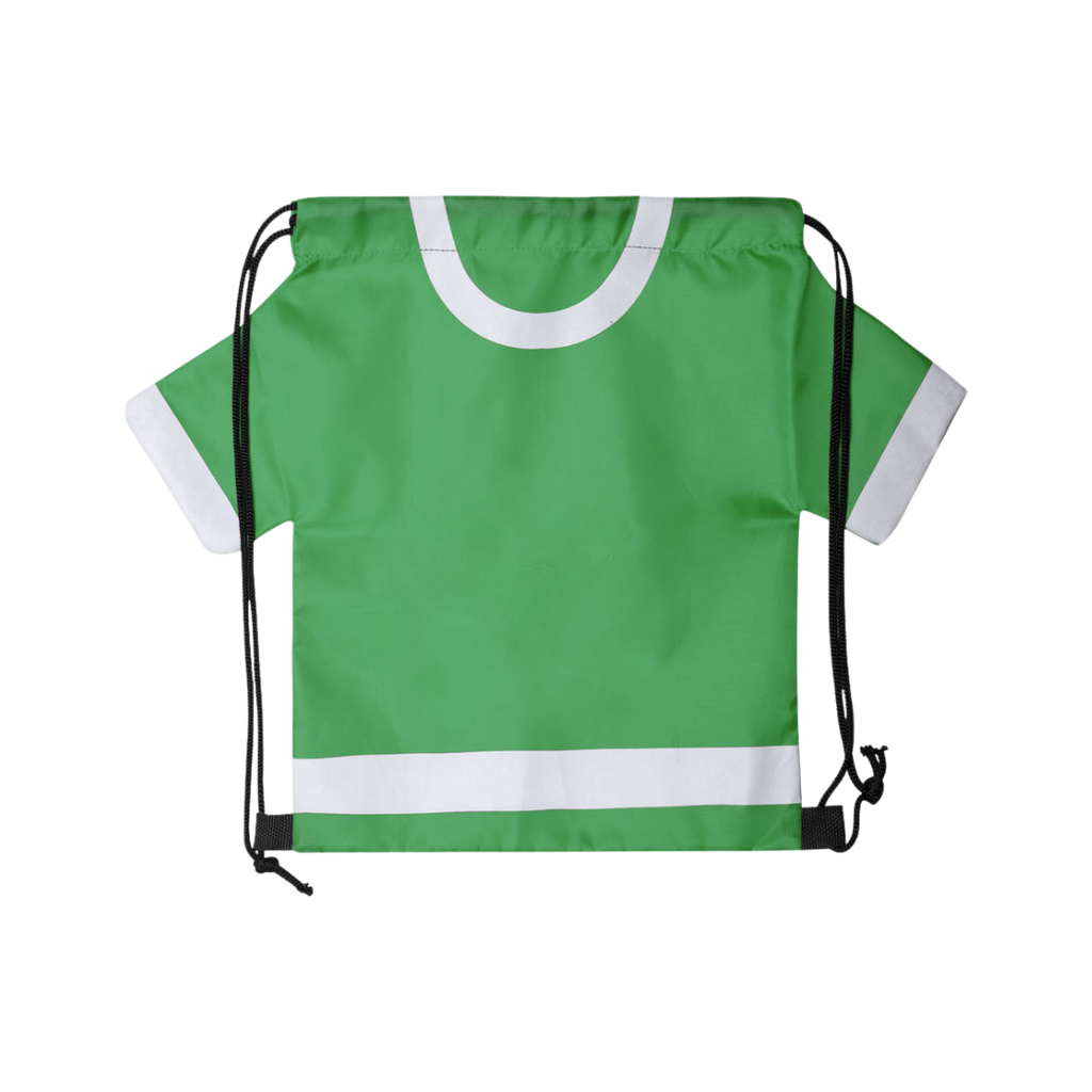[P299152] Mochila en forma de camiseta,  Poliéster 210D, 56 x 42 x cm, Verde