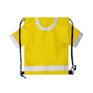 Mochila en forma de camiseta,  Poliéster 210D, 56 x 42 x cm, Amarillo