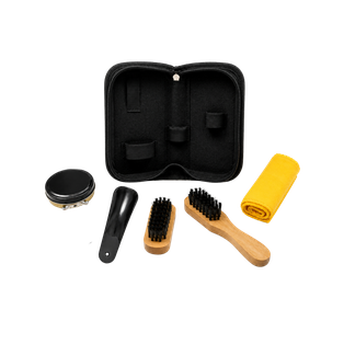 Set para limpiar calzado en estuche, 16 x 5 x 8.5 cm