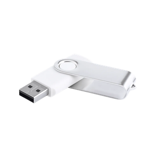 Memoria Usb 16Gb, 2 x 5.8 x 1 cm, Blanco