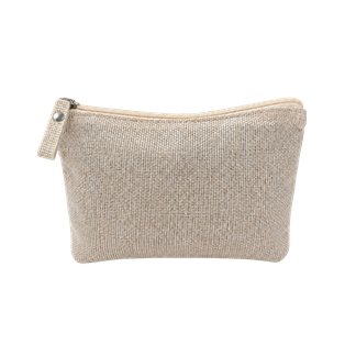 Neceser, poliéster, 22 x 14 x 6.5 cm, Natural