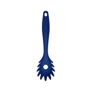 Cuchara, para pasta, Plástico, Azul, 30 cm, kitchen Jum