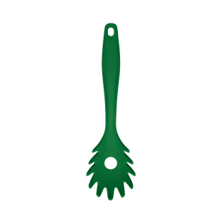 Cuchara, para pasta, Plástico, Verde, 30 cm, kitchen Jum