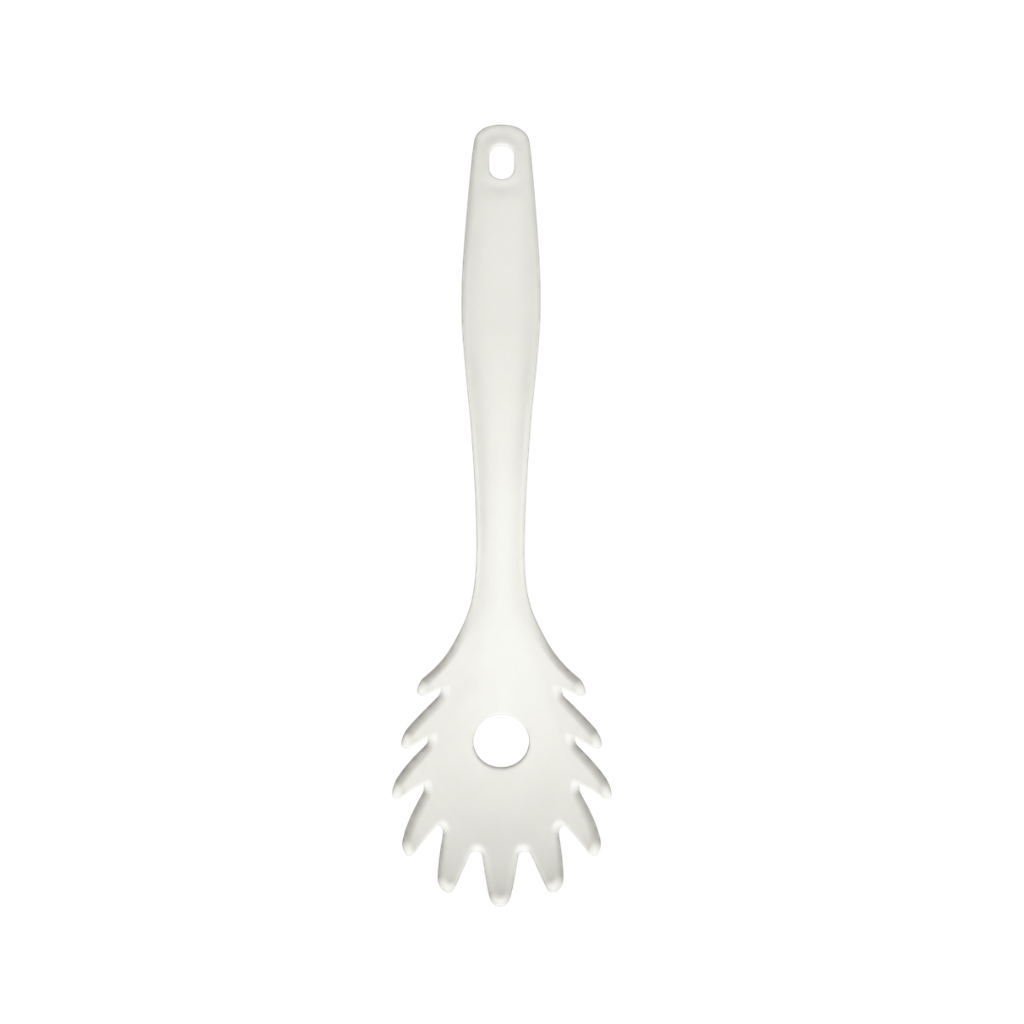 [H570974] Cuchara, para pasta, Plástico, Blanco, 30 cm, kitchen Jum