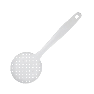 Espumadera, Plástico, Blanco, 30 cm, kitchen Jum