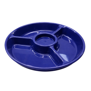 Botanero, Plástico, Azul, 24 cm, Centro para Dip