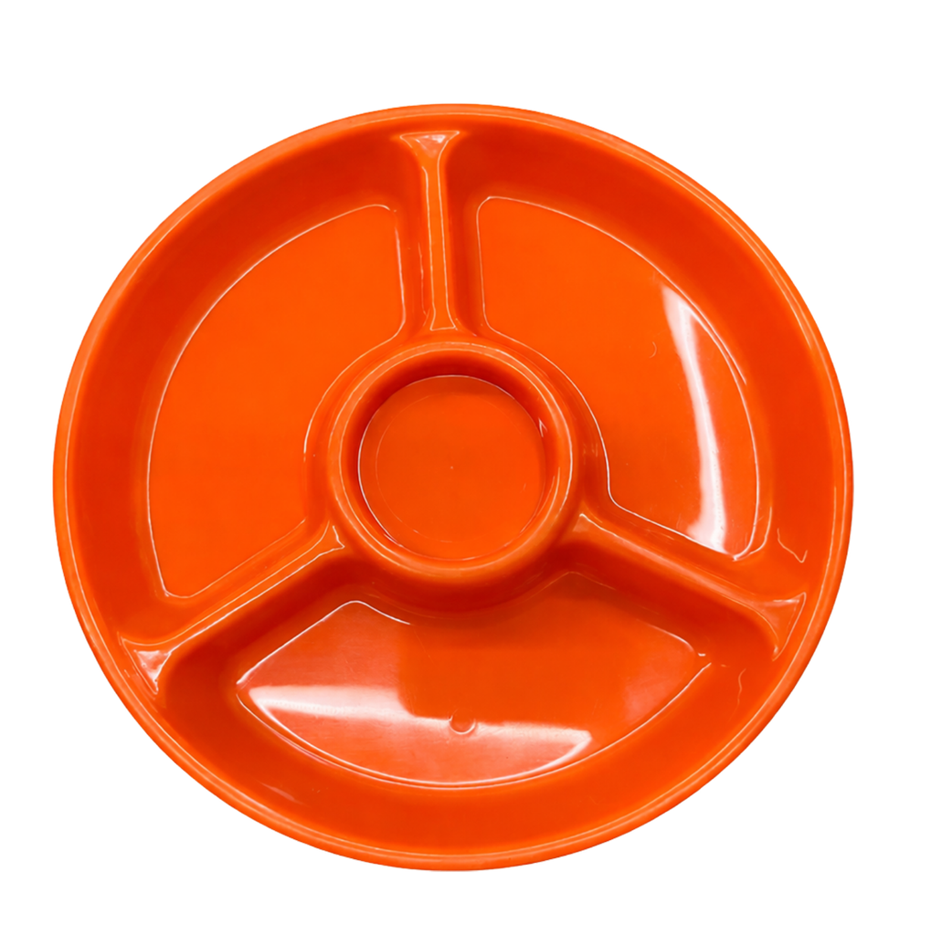 [H570982] Botanero, Plástico, Anaranjado, 24 cm, Centro para Dip