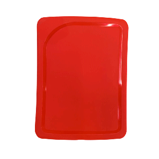 Tabla para picar, Plástico, Rojo, 20*15 cm, Rectangular
