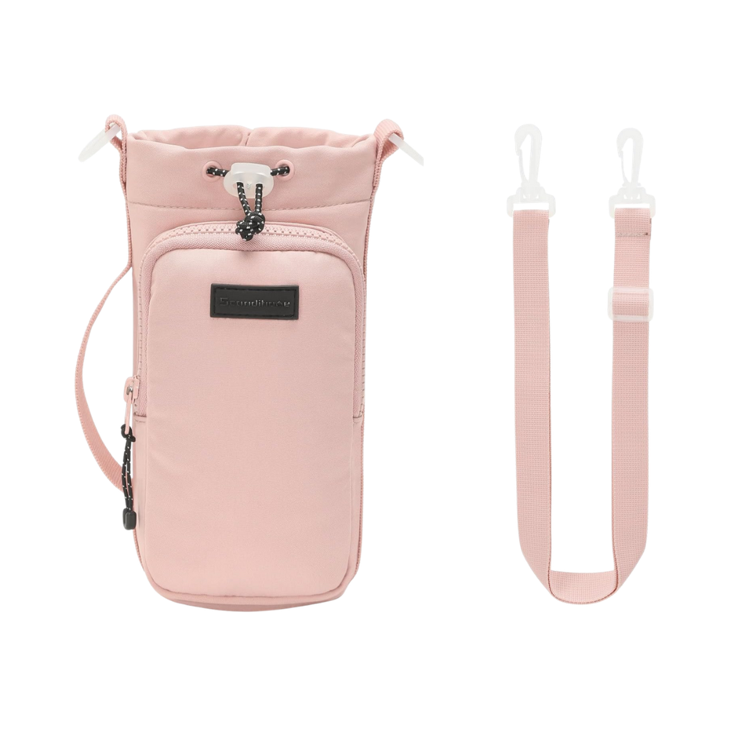 [P299191] Cooler, Poliester, Rosado, 23*10 cm, bolsa para pachón y documentos