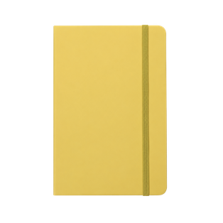 Libreta, PU, Amarillo, 21x14x1.25 cm, Frem carátula guesa