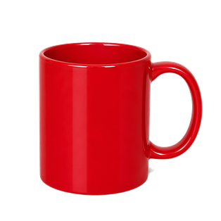 Pocillo LC, Ceramica, Rojo  11 Oz