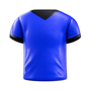 Antiestrés, PU, Azul Reflex, 10*8.3*4.5cm, forma de camiseta deportiva