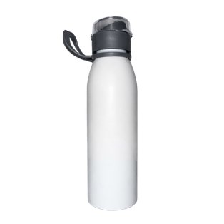 PACHÓN, ALUMINIO, BLANCO MATE, 620 ML ml, Handy rosca gris tapa transparente