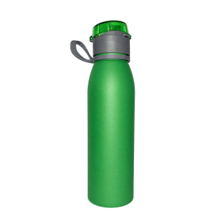 PACHÓN, ALUMINIO, VERDE MATE, 620 ML ml, Handy rosca gris tapa verde