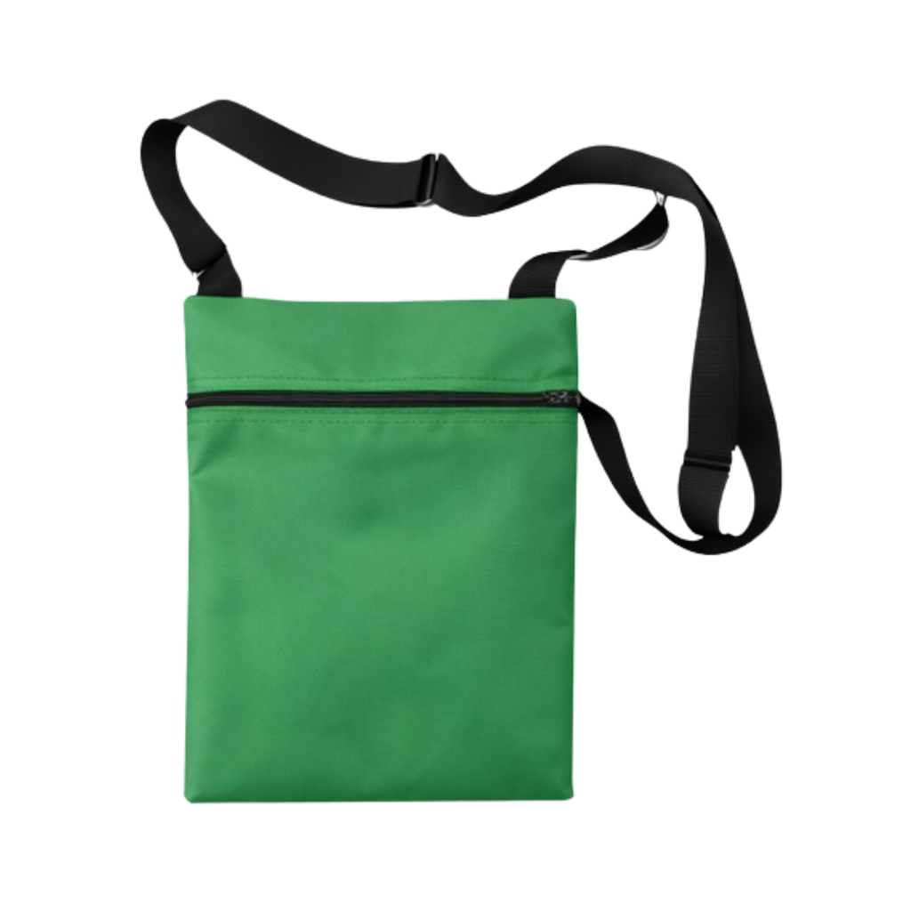 [P299259] BANDOLERA, POLIESTER, VERDE, 13*18 cm, Touring