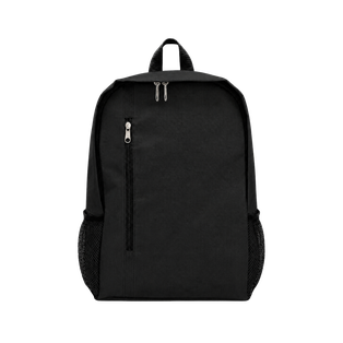MOCHILA, OXFORD, NEGRO, 28x14x40 cm
