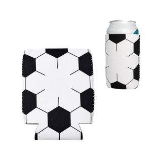 Enfriador neopreno blanco 9.8*12.5cm manga diseño pelota para latas, 3mm